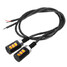Yellow Pair 12V Red Lamps Pink License Plate Screw Bolt Light LED Universal Motorcycle Car - 7