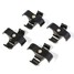 Hose 13mm Braided Clamp Fitting Adapter SS 4pcs Tubing Clip - 6