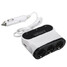 12V 24V Socket 2 Port USB Universal 3 Way Lighter Twin LED Car Charger Cigarette - 7