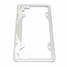 Tirol Car Stainless Steel Tag License Plate Frame Drawing Girl Polished Metal - 5