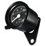 Odometer Speedometer Mechanical Motorcycle Dual Gauge Black Universal Waterproof - 3