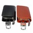 Portable Case Genuine Leather Wallet Bag Keychain Keyring Car Auto Key Holder - 1