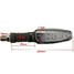 Handle Soft 12LED Light Universal 12V Motorcycle Turn Signal Indicators Blinker - 8