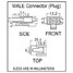 Female Terminals Male Connector Battery Charger - 9