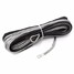 ATV SUV Rope 15M Cable with Winch Nylon Sheath Tow Off-road 7000LB - 2