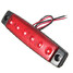 Truck Bus Side Marker Indicator Light Lamp Trailer 6LED 12V - 1