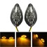 Yellow LED 12V 3W Lamp IP67 Motorcycle Turn Signal Light - 1