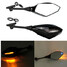 Turning Mirrors Signal LED Design Blue Honda Suzuki Kawasaki Ducati - 1