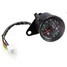 Universal Motorcycle Odometer LED Backlight Dual Mileage Speedometer Gauge Signal - 5