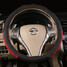 Car Steel Ring Wheel Cover Black Brown Flat Breathable 38CM Universal - 5