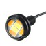 Amber DRL 6SMD Dual Color 23mm LED Light Car Eagle Eye White Blue - 7