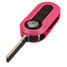Shell Case Brava Blade Panda Remote Flip Key Fiat 500 Stilo - 11