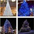 100-led Rgb Solar Powered Christmas Light Outdoor String Lamp - 6