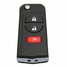 Folding Flip Remote Key Case Uncut Blade Nissan Infiniti Shell - 2