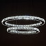 Living Room 240v Ring Fcc Pendant Light Crystal Double Led Modern - 6