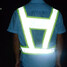 Stripe Reflective Safety High Visibility Traffic Security Vest Gear - 4
