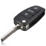 AUDI A3 A4 A6 3 Button Remote Key Shell A2 Folding Flip Case A6L - 2