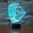 3d Colorful Decoration Atmosphere Lamp Novelty Lighting 100 Touch Dimming Led Night Light Gloves - 1