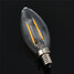 Edison Filament E14 180lm Cool White 5pcs Candle Bulb - 3