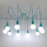 Lamps Bulb E27 Pendant Lamp Diy Art Multi-color Lighting Holder Pendant Lights - 16