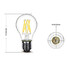 Warm White Ac 220-240 V Cob 1 Pcs A60 Vintage Led Filament Bulbs A19 - 3