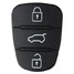 i30 Button Remote Key Fob Case Flip Key Shell I20 Hyundai Rubber Pad - 1