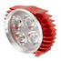 Gold Universal Red Silver 3000LM Waterproof 30W Blue Headlamp 12-24V Motorcycle LED Headlight - 4