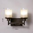 Wall Light Fixture Rustic/Lodge Wall Sconces - 6