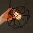 Vintage Lamp Pendant Light Single Head Iron Lighting Retro - 4