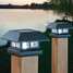 Outdoor Garden Fence Mount Cap Lamp Solar Deck Light - 2