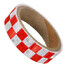 Color Chequer Roll Signal Caution Reflective Sticker Dual Warning - 7