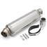 Stainless Steel Universal 38-51mm Motorcycle Exhaust Muffler Pipe - 3