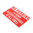 Warning Decal Sticker Waterproof Parking Vinyl Pattern Sign - 4