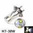 Car Fog Tail 1pcs 6000K Car Head 30W LED Driving H7 Light Lamp Bulb - 2