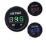 Round 12V-24V Voltmeter Vehicle Panel Motorcycle LED Digital Voltage Display - 2