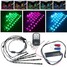 Waterproof LED Motorcycle Engine Chassis Lights Flexible Strip RGB - 2