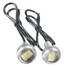 Lamp Daytime Running Light DRL Car LED Eagle Eye Lamp Up Reverse 3 Led 3W Pair - 4