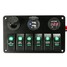 USB Charger Socket LED Rocker Switch Panel Circuit Car Boat Marine Breaker Laser - 3