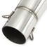 Scooter Slip-On Exhaust Muffler Silencer Universal Type Pipe 38-51mm Motorcycle - 8