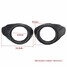 Bezels Trim Focus ABS Front Fog 2pcs Black Lights Lamp - 2