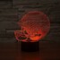 Amazing Color-changing Led Table Lamp 100 3d Shape Hat Night Light - 3