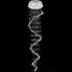 Modern Crystal Lights Luxury Self Light Bulb Included Chandelier - 2