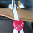 Car Headrest Bag Hook Organizer Holder Drink Holder Pink A pair - 3