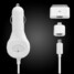 White Car Charger with USB 16Pin 1000mA - 1