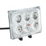 7000K Six 12V 18W Motorcycle Super Bright Floodlight Square LED Headlights External Light - 4