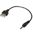 USB 2.0 Female AUX Audio Car MP3 Jack 3.5mm Male - 1