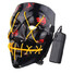 Light Different Black Fancy LED Face Creepy Colors Mask Toys Costume Party Halloween - 6