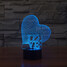 Colorful Decoration Atmosphere Lamp Christmas Light Touch Dimming Led Night Light 100 Love - 4