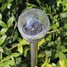 Set Crackle Solar Ball Stake Glass Light - 5