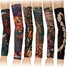 Styles Mix Party Arm Stockings G 6pcs Temporary Tattoo Sleeves Stretchy - 1